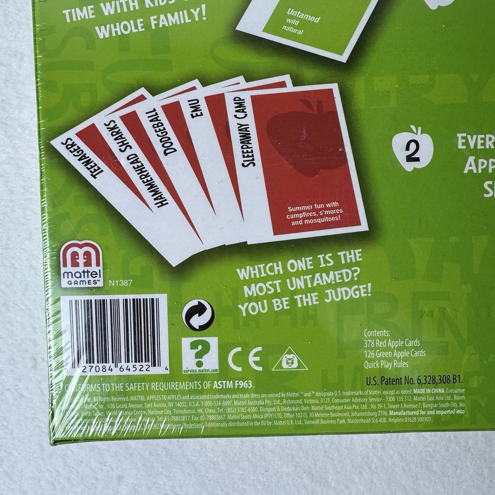 Mattel Apples to Apples Junior The Game of Crazy Comparisons Card Game Kids - Picture 9 of 10